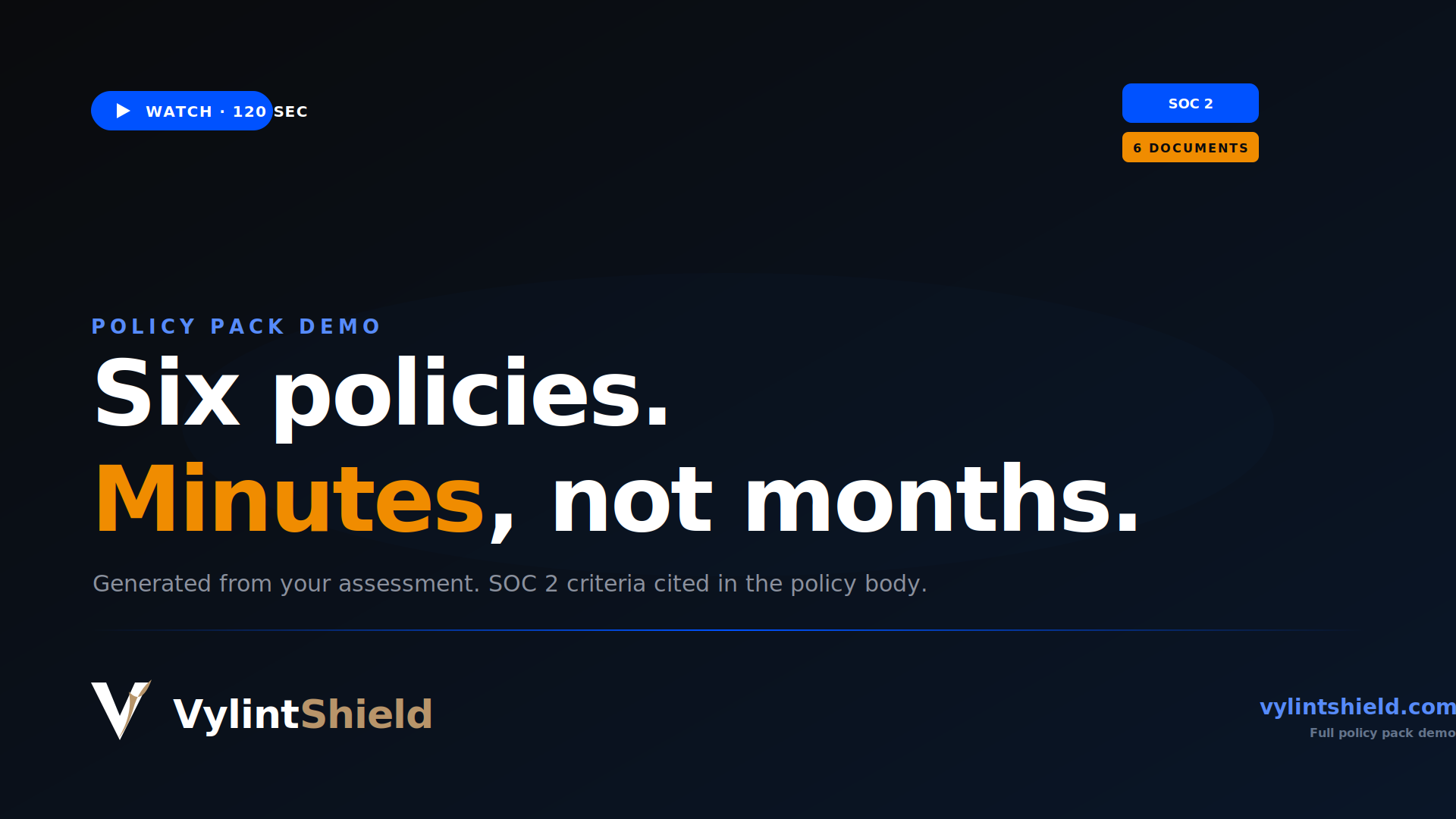 VylintShield Policy Pack demo poster